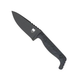 Cuchillos Cobratec Kingpin hoja fija de acero al carbono negro mango G10 - CTKPBLK - Imagen 1 de 6