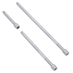 Juego de barras de extensión recta de trinquete de accionamiento de 1/4" 3 piezas 75 mm 150 mm y 250 mm Bergen - Imagen 1 de 7