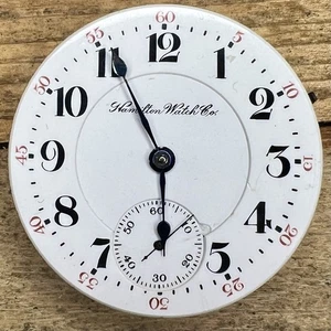 18s Hamilton Pocket Watch Movement - Grade 940 - 21 Jewels, Adjusted 5 Positions - Picture 1 of 2