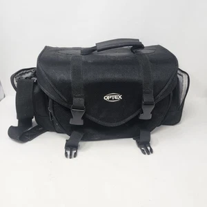 Optex Large Padded Camera Camcorder Handycam Bag Padded Dividers + Strap - Photo 1 sur 14