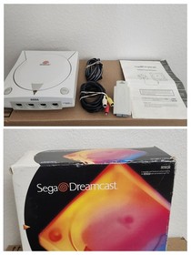 Sega Dreamcast Console Non-Functional With Box. Not Tested