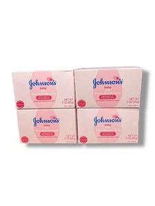 Johnson's Baby Bar Soap 3oz ( 4 bars ) - Picture 1 of 4