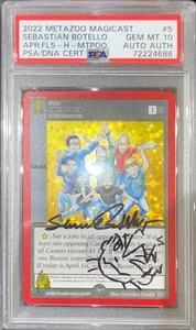 [PSA/DNA 10 Auto] MetaZoo Magicast April Fools - Firmado por Sebastian Botello 💎 - Imagen 1 de 3