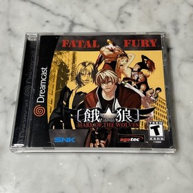 Fatal Fury Mark of the Wolves (Sega Dreamcast, 2001) Excellent Complete