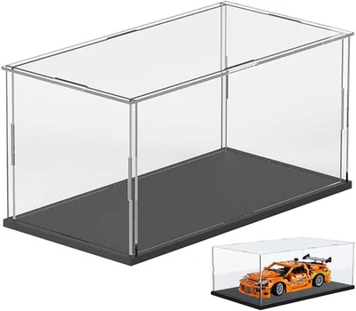 Vetrina in Acrilico Trasparente, Scatola Vetrina Espositiva per Modellismo, Coll - Immagine 1 di 4