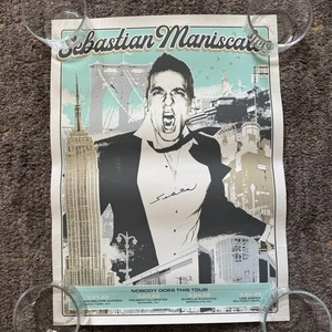 Póster Sebastian Maniscalco Firmado Edición Larga NY NJ EXCLUSIVO - Imagen 1 de 11