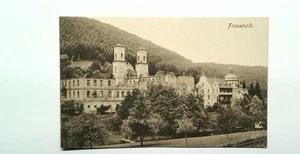 Vintage Frauenalb Ruine Deutschland Lithographie Postkarte von Ottmar Zieher - Bild 1 von 2