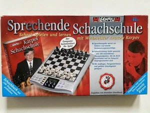 Sprechende Schachschule Millenium Schachcomputer Gesellschaftsspiel  - Bild 1 von 2