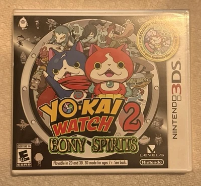 Nintendo 3DS YO-KAI WATCH 2 : BONY SPIRITS 2016 1st First Print New Sealed MISB - Image 1 of 2