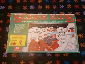 🎲 Vintage Schlittenfahrt Brettspiel Weihnachten Charbens komplett 4+ - Bild 1 von 5