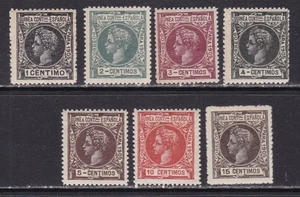 1905 - España - Guinea - Edifil 27/33 - Alfonso XIII - Serie Corta - MNH - Picture 1 of 2