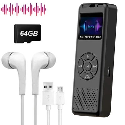 Reproductor de MP3 portátil Bluetooth Altavoces de música HIFI Medios MP4 Radio FM Grabadora Foto 1 de 4