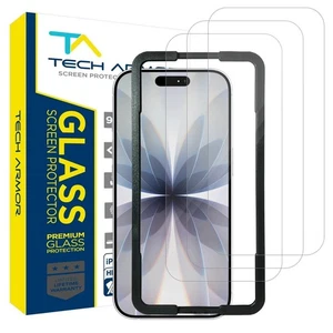 Tech Armor for Apple iPhone 17 Glass Screen Protector Glass 6.3 inch 3-Pack - Picture 1 of 5