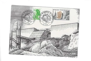 Frankreich 1988 Sonderkarte & Abbruch Gedenken an die Schlacht um die Normandie - Bild 1 von 2