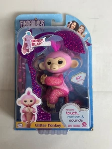 2016 Fingerlinge Baby Affe Rosa Rose Glitzer mit Bonusdecke NEU - Bild 1 von 4