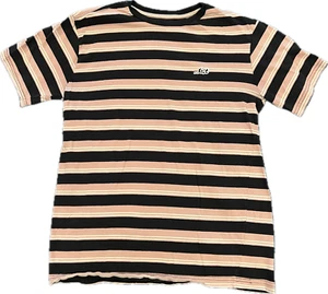 Vintage-Lost Enterprises Striped T-Shirt. Surf. Skate. Y2K. Size: Men's Medium - Picture 1 of 5