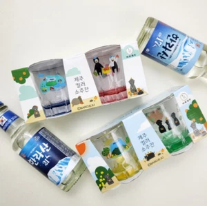 [BaroJeju] Jeju Multicolor Soju Shot Vasos 4p Set Espresso Shot 50 ml Corea - Imagen 1 de 5
