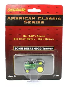 ERTL 1:87 HO SCALE *JOHN DEERE* Model 4020 Narrow Front Tractor *NIP* - Picture 1 of 1