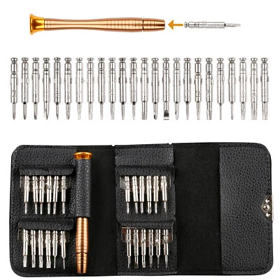 US 25 in 1 Magnetic Screwdriver Set Precision Repair Tool For PC Watch Camera - Image 1 of 4
