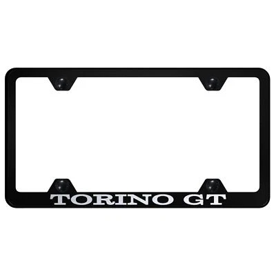 Ford Torino GT Laser Etched Logo Wide Body License Plate Frame - Image 1 of 3