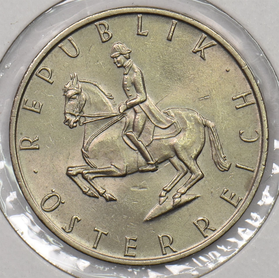 Austria 1969 5 Schilling Horse 199668 combine shipping - Image 1 of 2