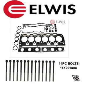 ELWIS Denmark Engine Cylinder Head Gasket Set w Head Bolts Land Rover,Volvo 3.2L - Picture 1 of 1