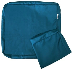 Multi Pack Outdoor Seat Chair Patio Cushion Pad Cover Cases 24X22X4 Pacific Blue - Picture 1 of 8