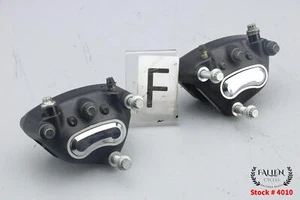 2002 Harley Road King Front Brake Caliper Left Right Set 17K WRINKLE BLACK - Picture 1 of 11
