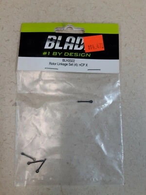 BLADE #1 BY DESIGN PN BLH3322 ROTOR LINKAGE SET (4): nCP X  NEW IN PACKAGE! - Image 1 of 3