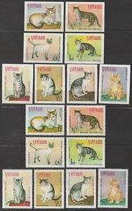 Estampillas de Vietnam 1979 gatos Scott # 1025-1032 imperf.+ perforadas MNH     - Imagen 1 de 1