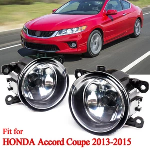 2PCS Fog Lights Assembly Front Bumper Lamps Bulbs For Honda Accord Coupe 2013-15 - Bild 1 von 10