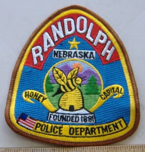 RANDOLPH POLICE NEBRASKA STOFF PATCH - Bild 1 von 1