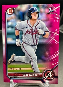 Luke Waddell 2022 Bowman Prospects Fuchsia #/299 #BP-48 - Bild 1 von 2
