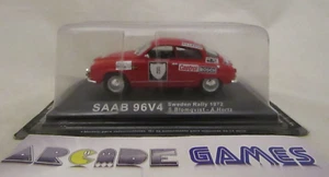 VOITURE 1/43 SAAB 96V4 #8 RALLY SUEDE 1972 BLOMQVIST - ALTAYA - Imagen 1 de 3