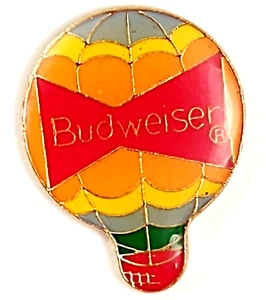 Budweiser Bier Heißluftballon Knospe Bier Fliege Logo mehrfarbig Hut Anstecknadel - Bild 1 von 2