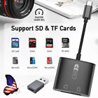 2 in 1 Memory Card Reader Adapter, Camera Card Viewer with SD & TF Card Slots DT