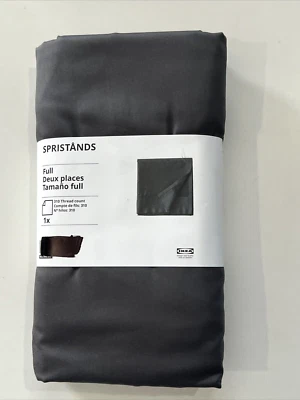 IKEA Spristands Hoja Plana Tamaño Completo Gris 310 Hilos Nuevo Foto 1 de 4