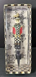 Mackenzie Childs Highland Nutcracker Wine Bottle Stopper 37691-014 New in Box - Picture 1 of 10