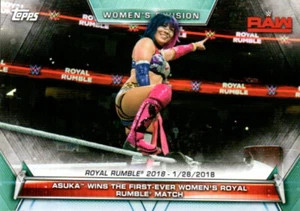 2019 Topps WWE Womens Division #63 Asuka Wins the First-Ever Women's Royal - Picture 1 of 2