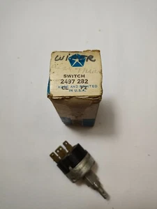 1965 Dodge Plymouth Chrysler Fury I Dart Single Speed Wiper Switch 2497282 NOS - Picture 1 of 6