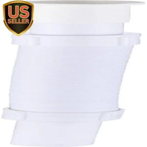 Drain Hose Extension, Plastic Bathroom Sink Drain Pipe Extender, Flexible Sink P - Picture 1 of 9