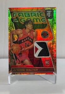 #'d /25! Ja'Kobe Walter 2024-25 Totally Certified 3-Color Camo Mem #'d 20/25 RC - Picture 1 of 2