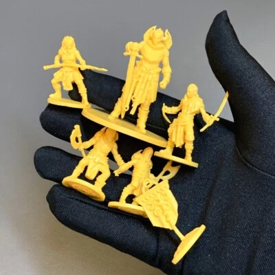 6pcs Godtear The Titus Champion & Followers Board Game Minis TRPG - Image 1 of 4