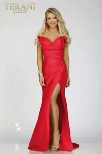 Terani Couture 231P0180 Evening Dress ~LOWEST PRICE GUARANTEE~ NEW Authentic - Picture 1 of 12