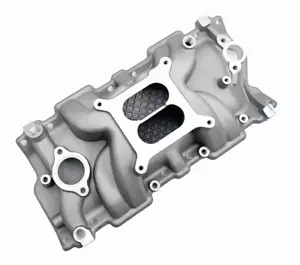 Colector de admisión SB Chevy plano doble 1955-86 bloque pequeño 283 305 327 350 400 V8 - Imagen 1 de 5