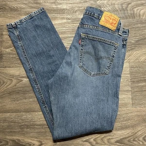 Jeans uomo Levis 541 33x34 vestibilità atletica denim conico gamba dritta lavaggio medio - Foto 1 di 10