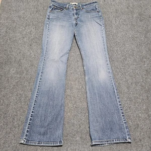 Jeans Levis 518 superlow bootcut donna junior 7 lunghi blu lavaggio chiaro Y2K - Foto 1 di 14