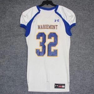 Under Armour Mariemont #32 Fußball Trikot weiß blau Herren Large Authentic - Bild 1 von 6