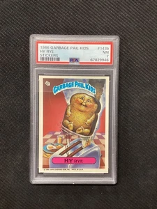 PSA 7 1986 Garbage Pail Kids 1986 Garbage Pail Kids Stickers #143b Hy Rye - Picture 1 of 2