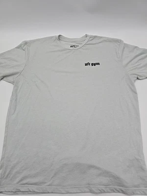 Camiseta de gimnasio UFC para hombre XL gris camiseta de entrenamiento deletreada. #37414 Foto 1 de 4